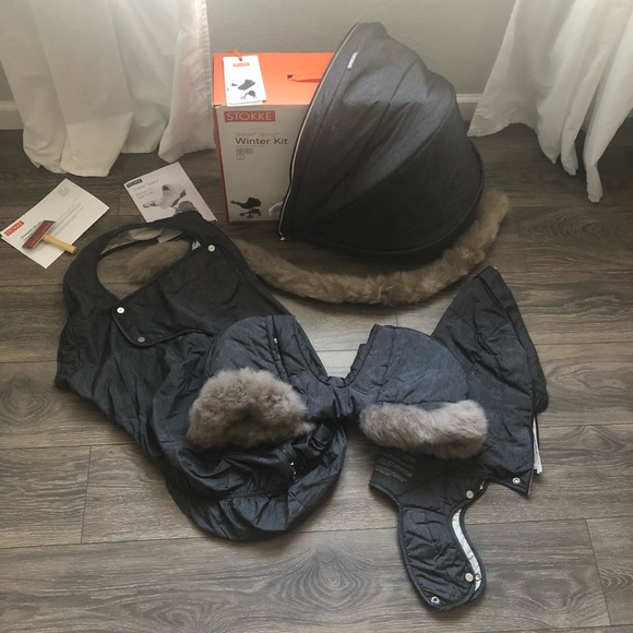 Stokke Xplory Winter Kit - Anthracite Melange - Picture 4 of 8